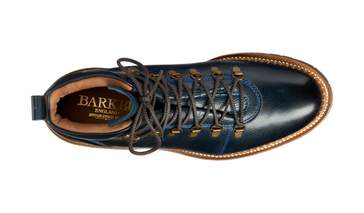 Glencoe - Navy Grain - Barker Shoes Rest of World
