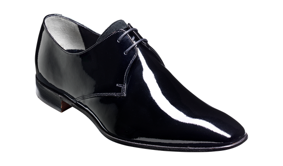 Goldington - Black Patent / Suede - Barker Shoes Rest of World
