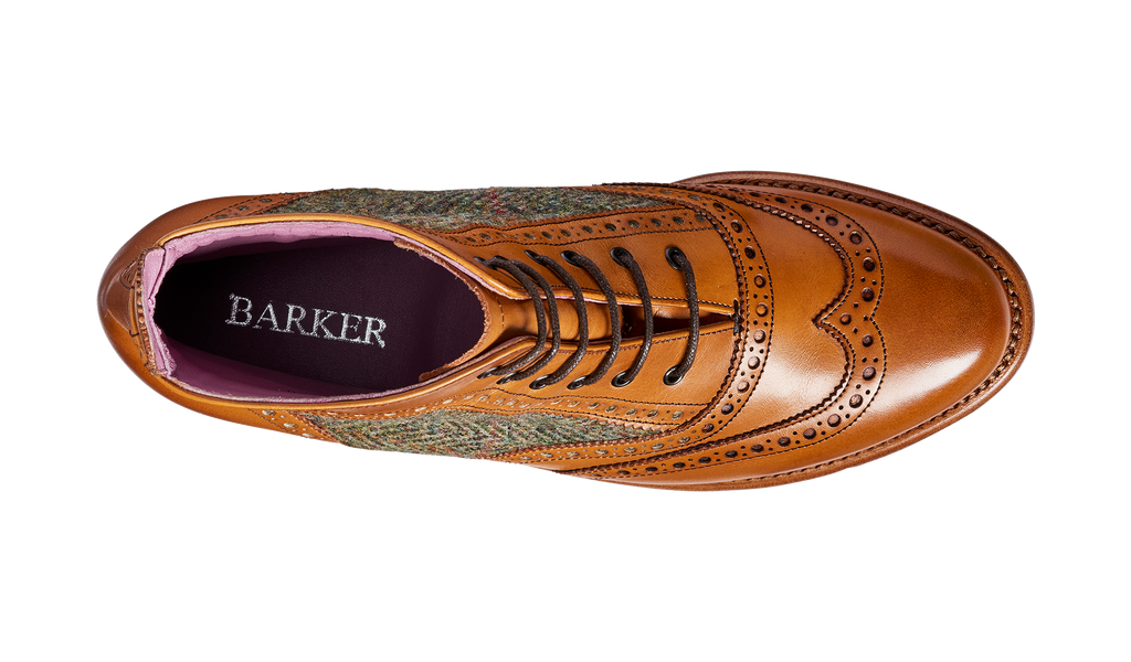 Grace - Cedar Calf / Green Tweed - Barker Shoes Rest of World