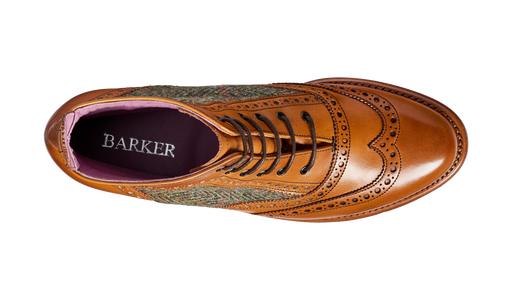 Grace - Cedar Calf / Green Tweed - Barker Shoes Rest of World