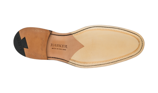 Grant - Walnut / Navy Calf / Paisley Laser - Barker Shoes Rest of World