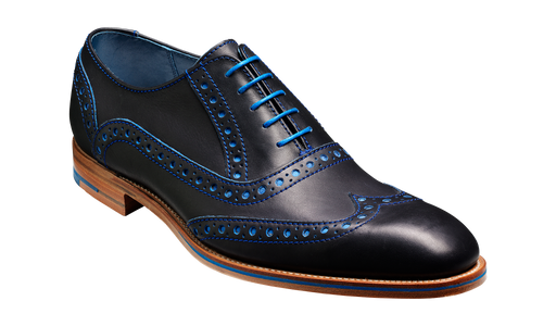 Grant - Navy / Classic Blue Calf - Barker Shoes Rest of World