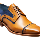 Haig - 雪松色小牛皮/蓝色麂皮