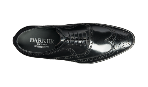 Hampstead - Black Hi-Shine - Barker Shoes Rest of World