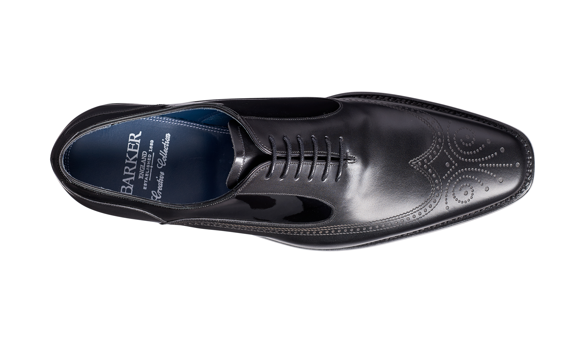 Harding Black Calf Patent