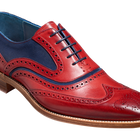 Mcclean - 红色手绘/海军麂皮