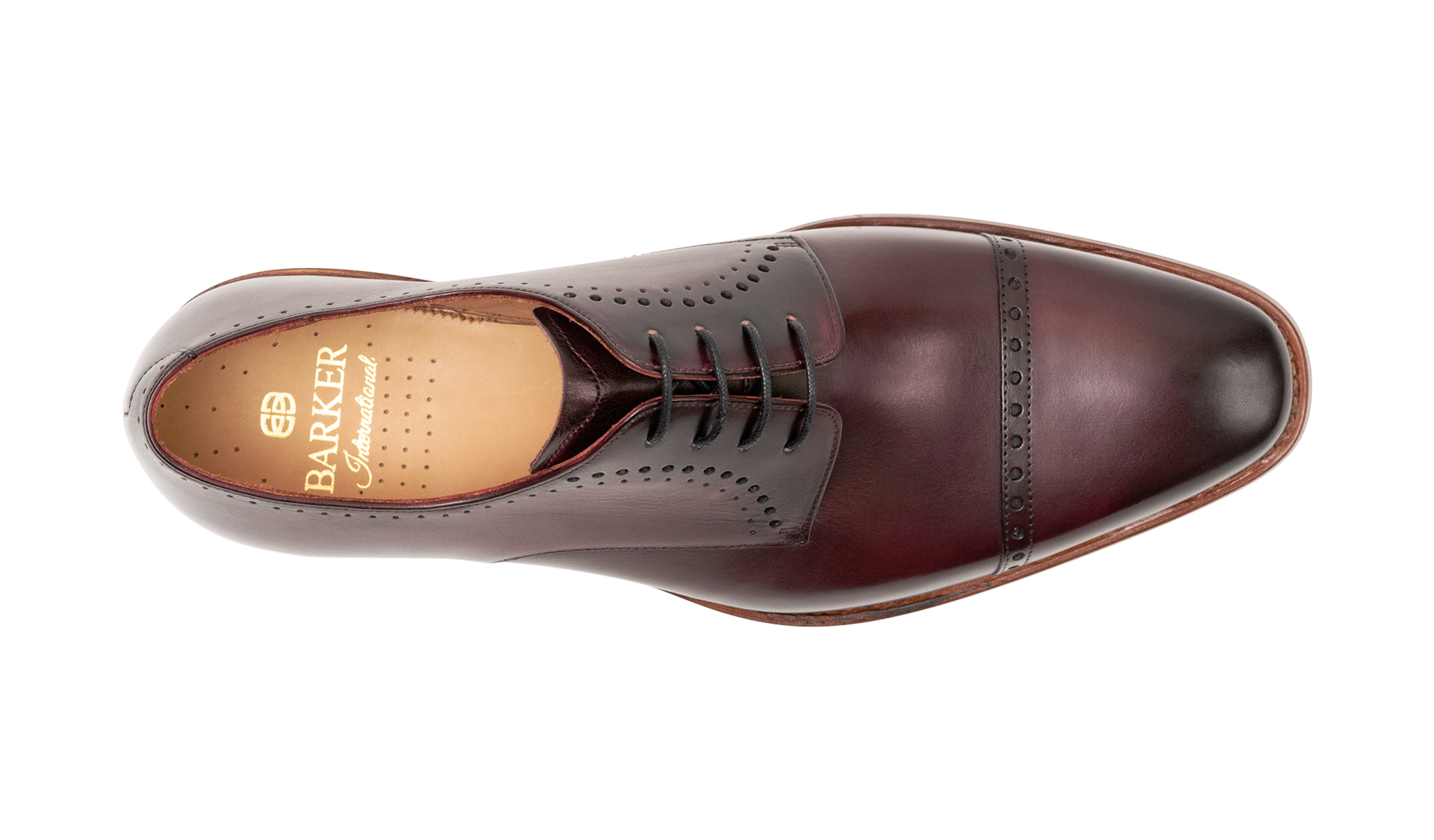 Noah Burgundy Hand Patina Barker Shoes Rest of World