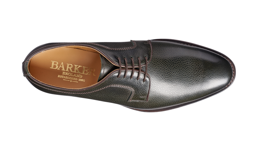 Skye - Olive Green Grain - Barker Shoes Rest of World