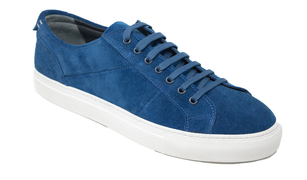 Archie - Classic Blue Suede | Barker Shoes Rest of World