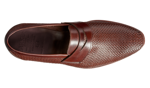 Hereford - Brown Weave / Calf - Barker Shoes Rest of World